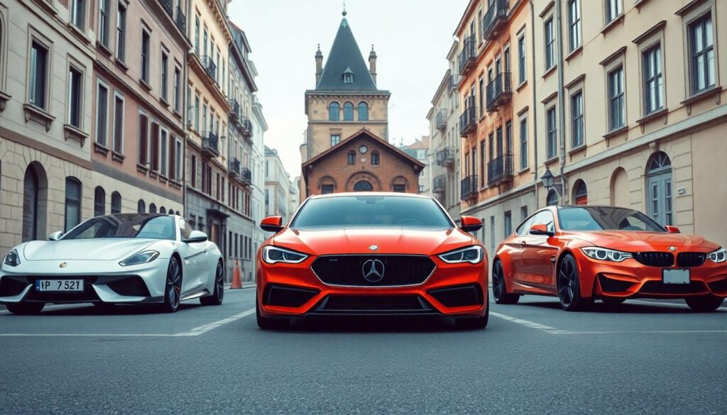 Европейский взгляд на стиль автомобилей: минимализм и точность - иллюстрация