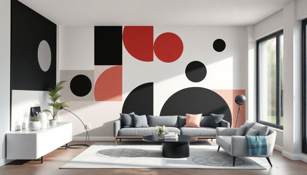 Американская сила формы: массивные линии и графика - иллюстрация