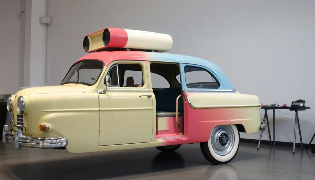 Автохудожество: кастомизация кузова в музеях - иллюстрация