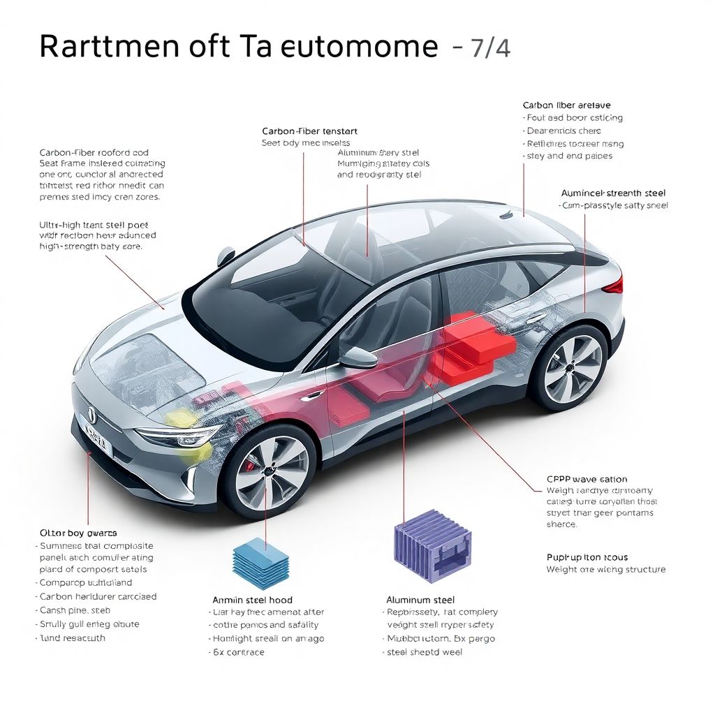 Новые материалы для кузовов: углепластик, алюминий и сталь с микроструктурой
