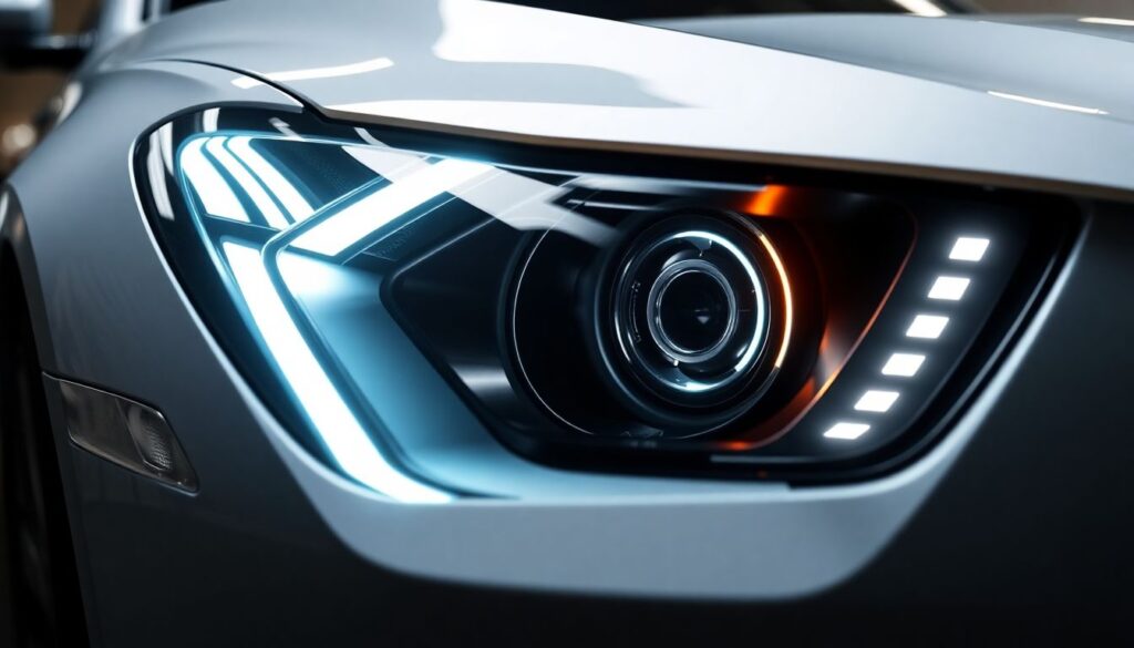 Светодиодные решения фар и их влияние на образ бренда - иллюстрация