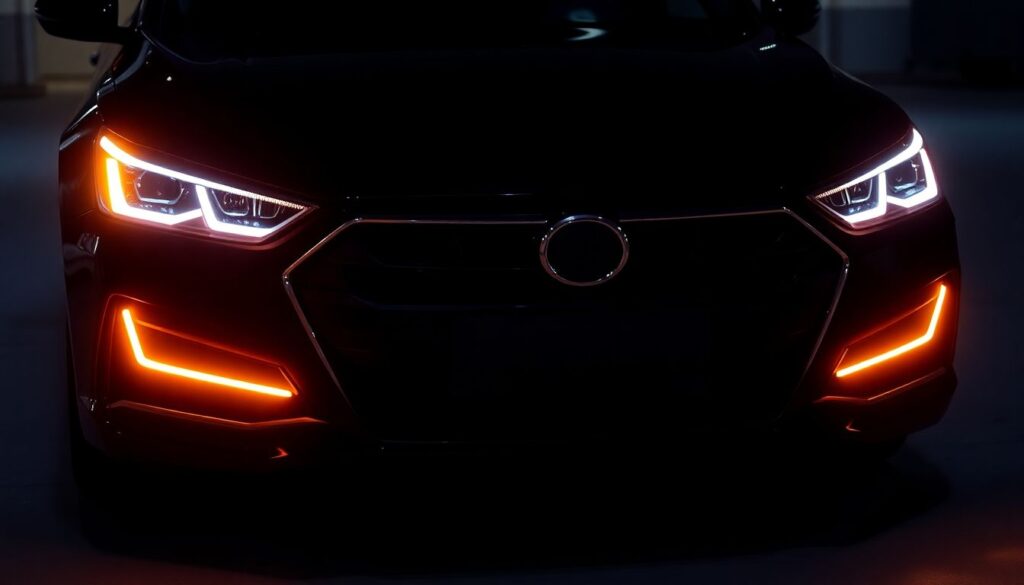 Светодиодные решения фар и их влияние на образ бренда - иллюстрация