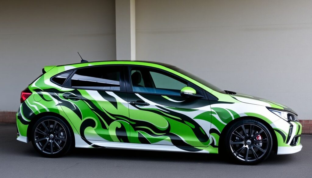 Графика и лейблы на кузове: как стикеры и винил формируют идентичность - иллюстрация