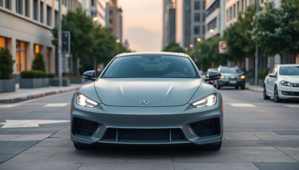 Коктейль текстур на кузове: матовый, глянец, сатин - иллюстрация