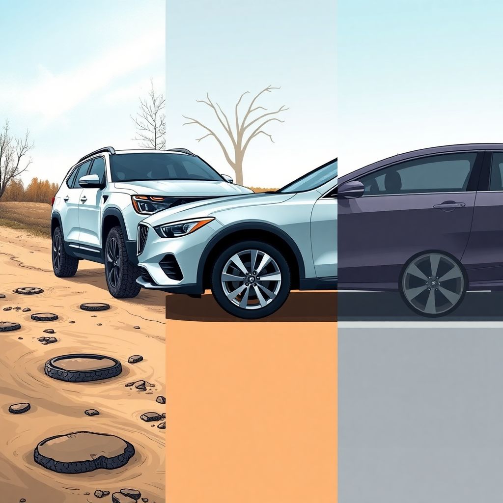 Изменение клиренса и стиль: как по-разному выглядят авто на дороге