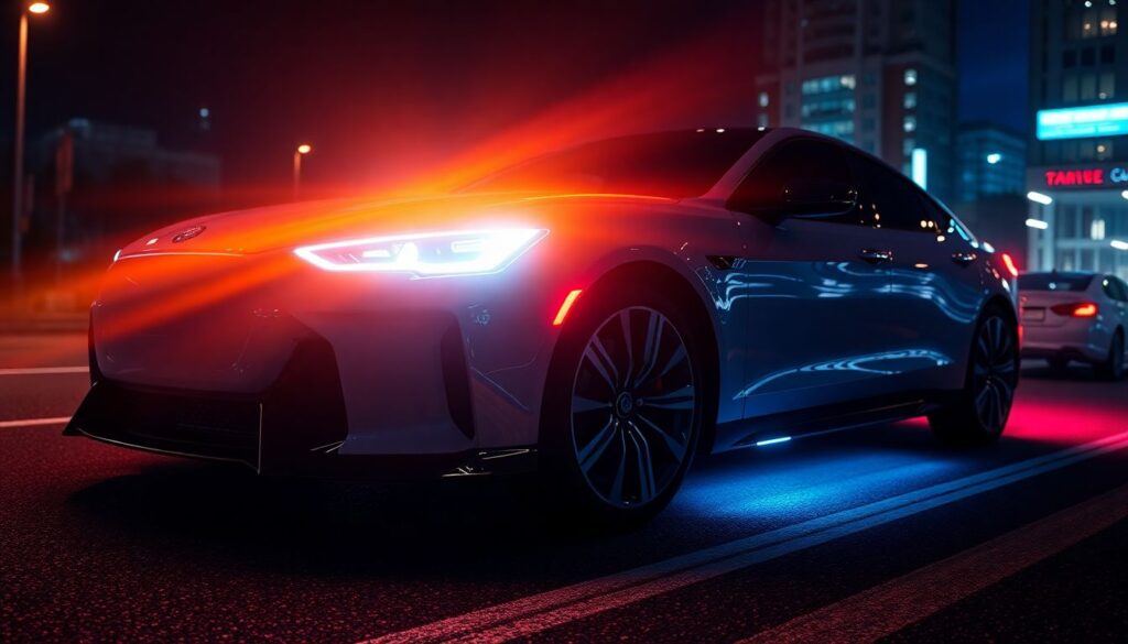 Светотехника будущего: адаптивные фары и проекции бренда - иллюстрация