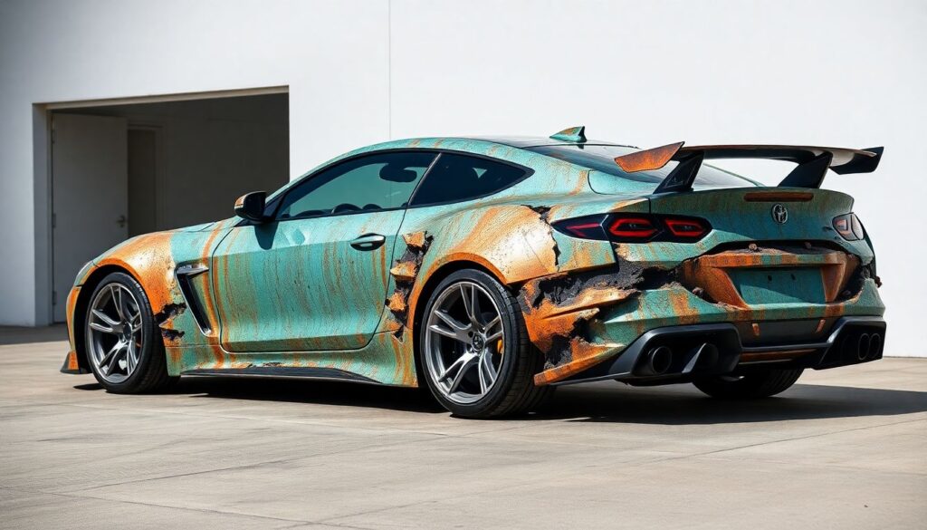 Гиперреализм в стилизации кузова - иллюстрация