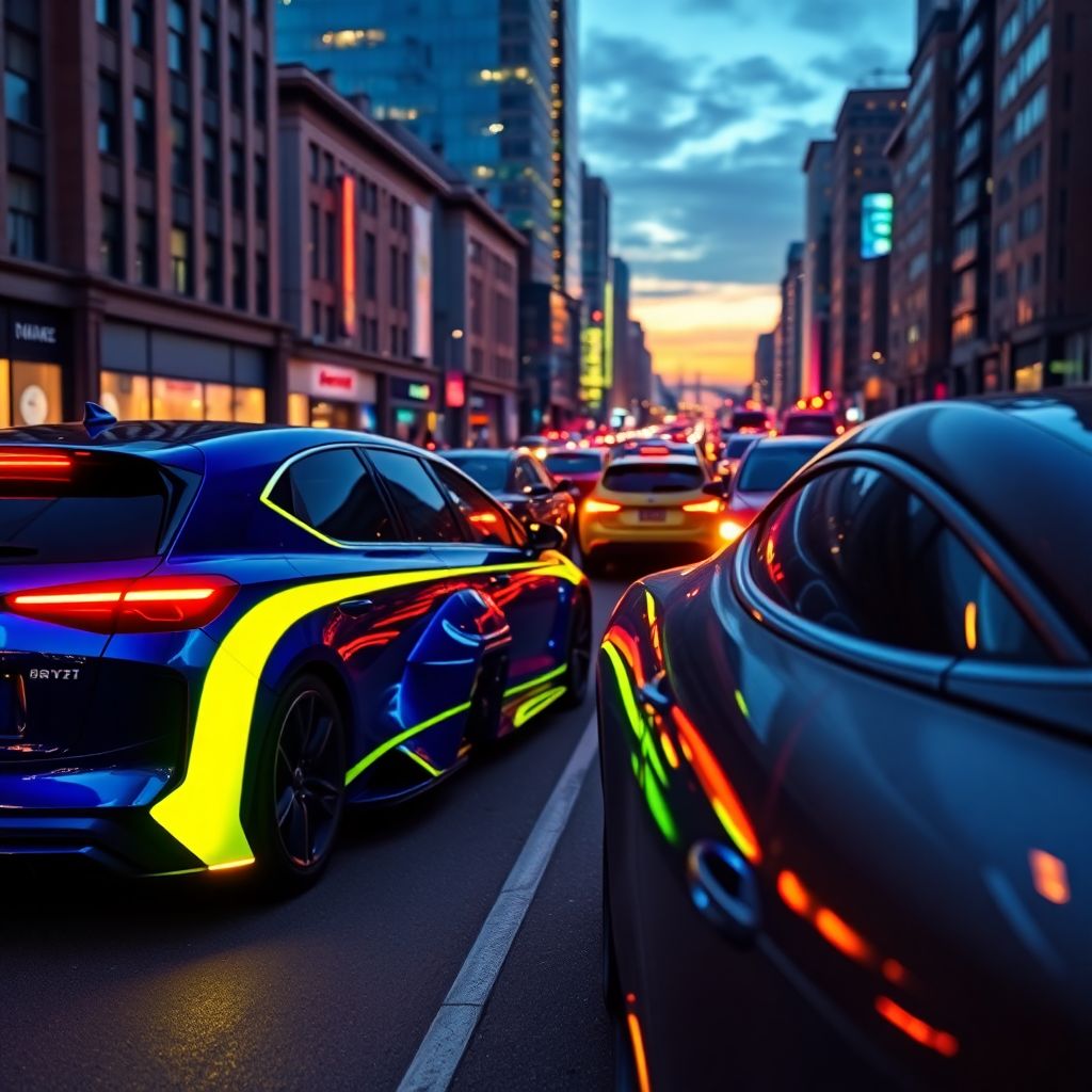 Эстетика ручной покраски: флуоресцентные оттенки и эффект карамели