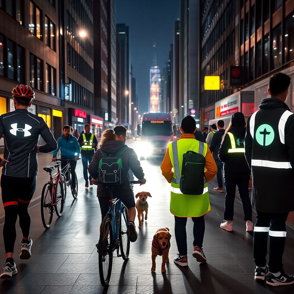 Светоотражающие графические элементы для одежды: безопасность и стиль