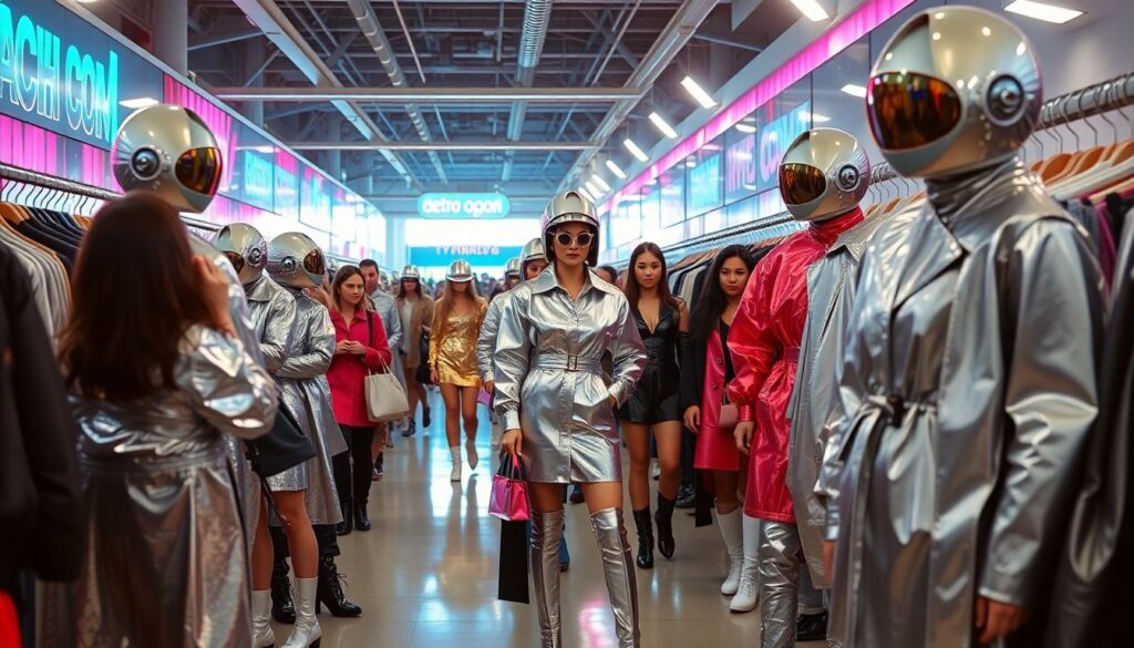 Смешение стилей: ретро-футуризм в массовых моделях - иллюстрация