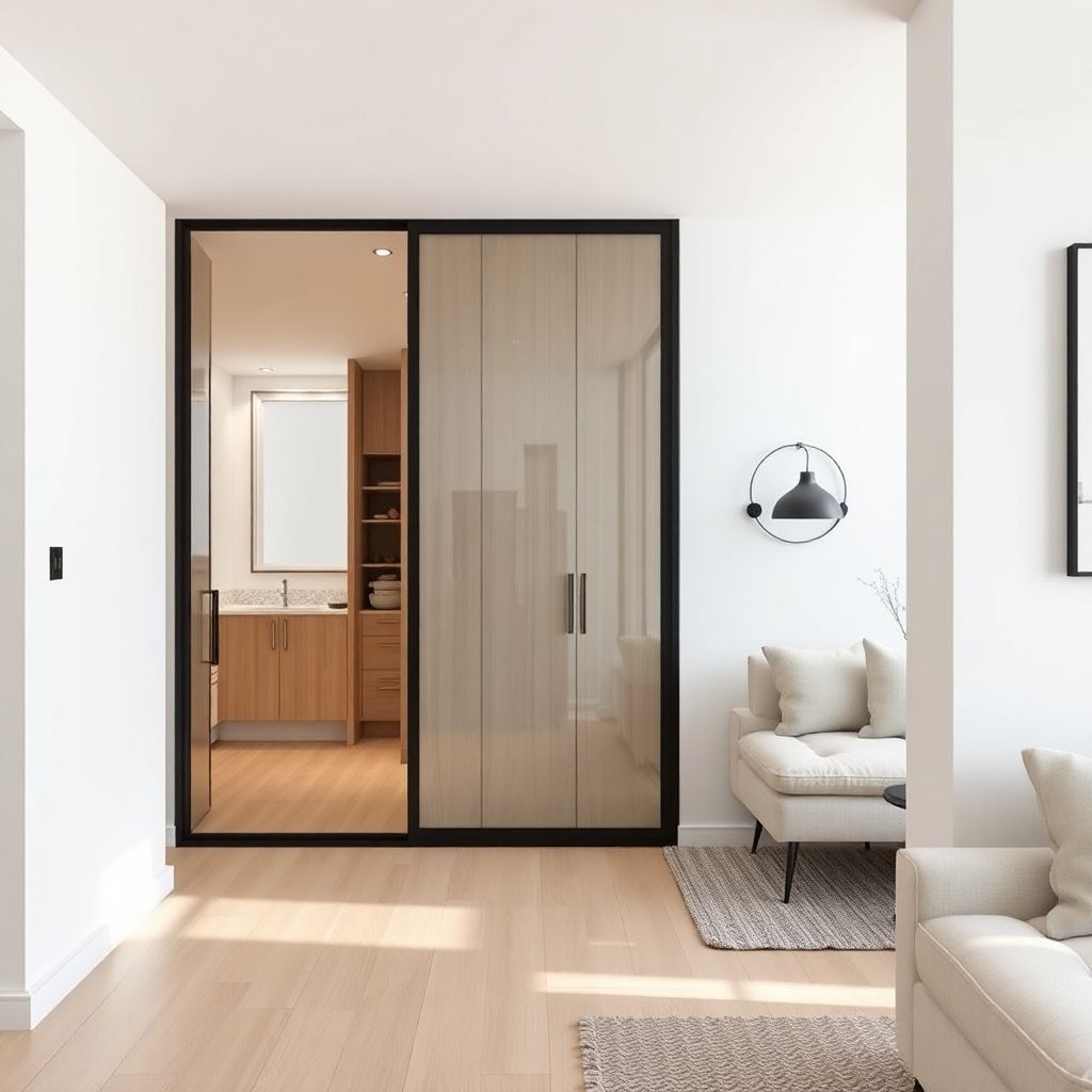 Новые формы дверей — безрамочные, сдвижные и купейные решения для интерьера