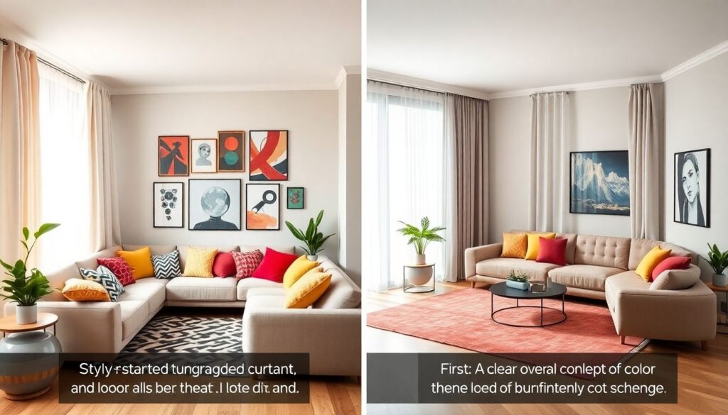 Искусство стайлинга интерьера: цветовые сочетания и материаловидение - иллюстрация