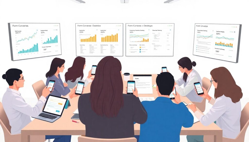 Функциональность в форме: смартфокомпатибельность элементов - иллюстрация