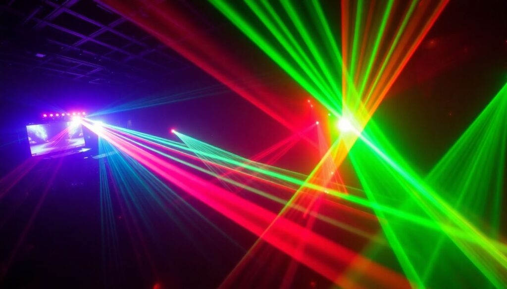 Эстетика световых эффектов: лазеры, лазер-подсветка - иллюстрация