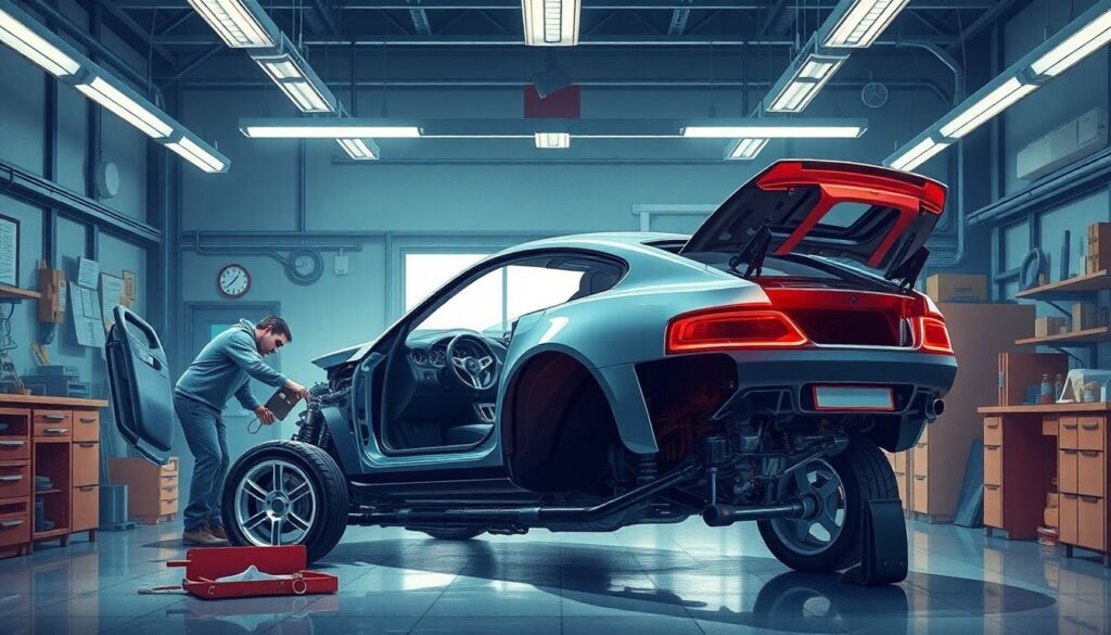 Винтажный ремастер: современные авто в стиле ретро - иллюстрация