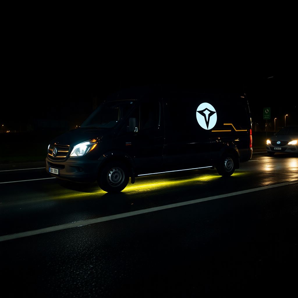 Светоотражающая графика в ночной езде: безопасность и стиль для водителей