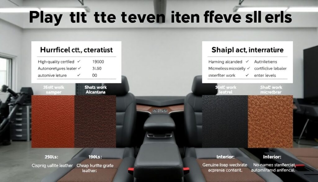 Премиум-детали интерьера: кожа, алькантара и растительные материалы - иллюстрация