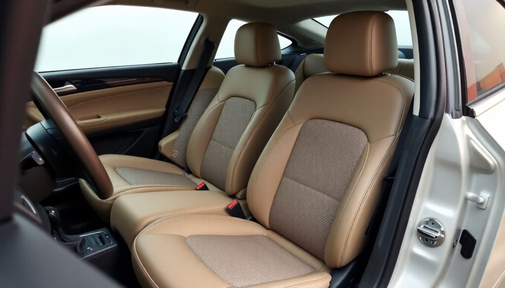 Премиум-детали интерьера: кожа, алькантара и растительные материалы - иллюстрация