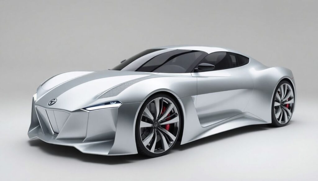 Слияние науки и искусства в дизайне кузова - иллюстрация