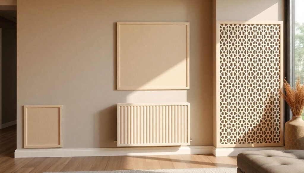 История материалов для облицовок радиатора - иллюстрация