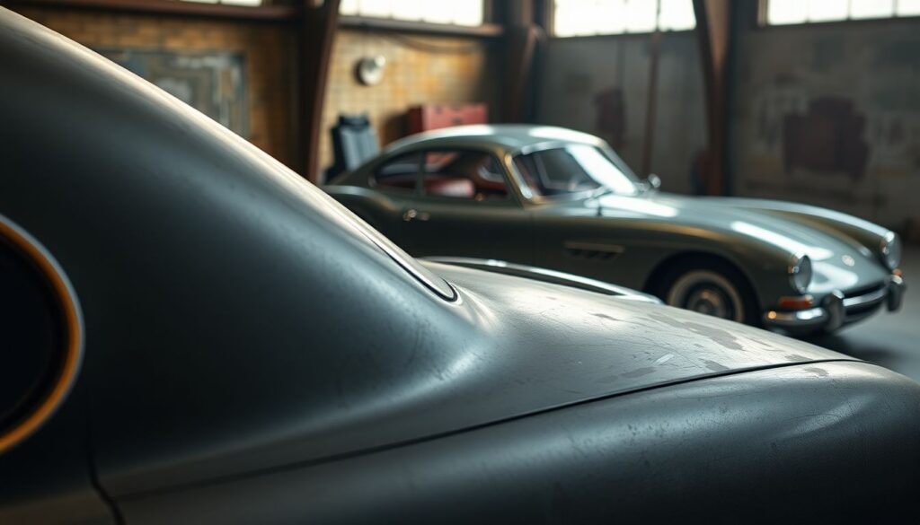 Эстетика старого мира: вдохновение антикварного кузова - иллюстрация