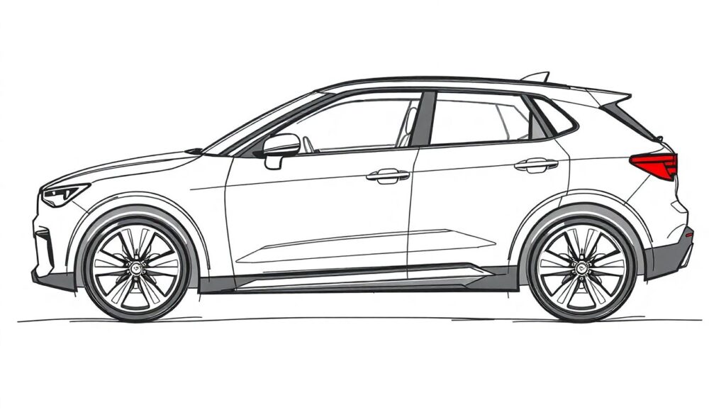 Геометрия кузова: сплайны и кривые - иллюстрация