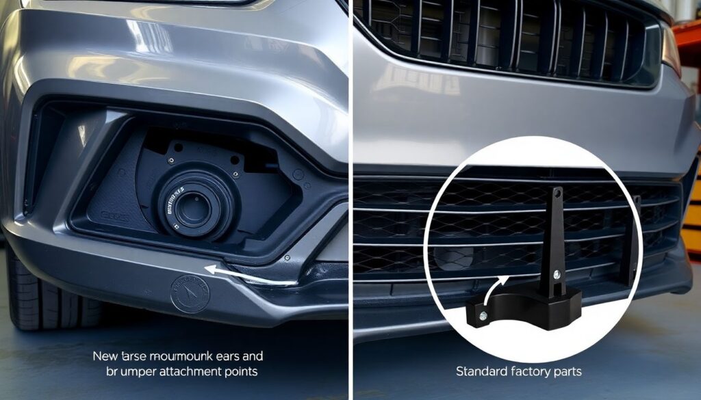 Новые решения по креплениям фар и решеток - иллюстрация