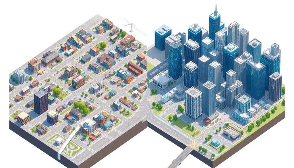 Масштабируемость дизайна: от маленького города до мегаполиса - иллюстрация