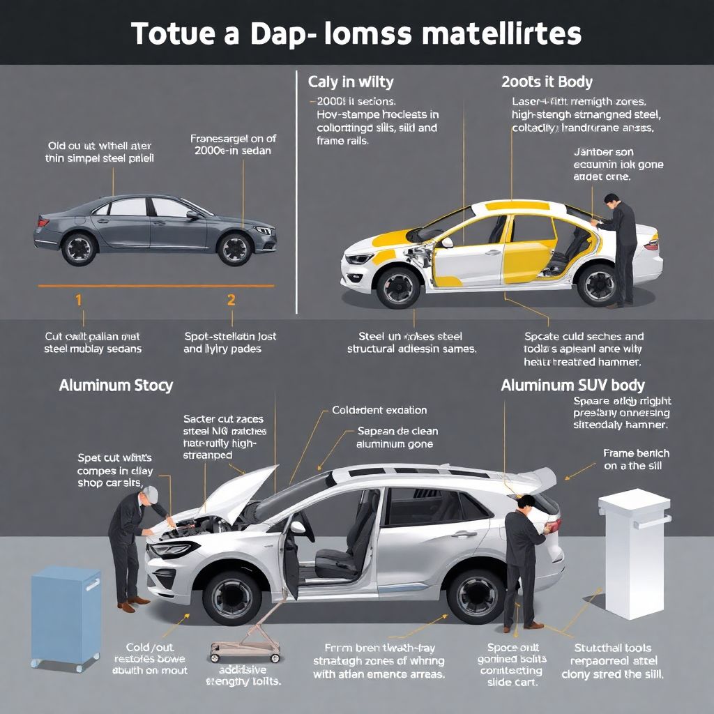 История материалов кузова: сталь, алюминий и магний в автомобилестроении