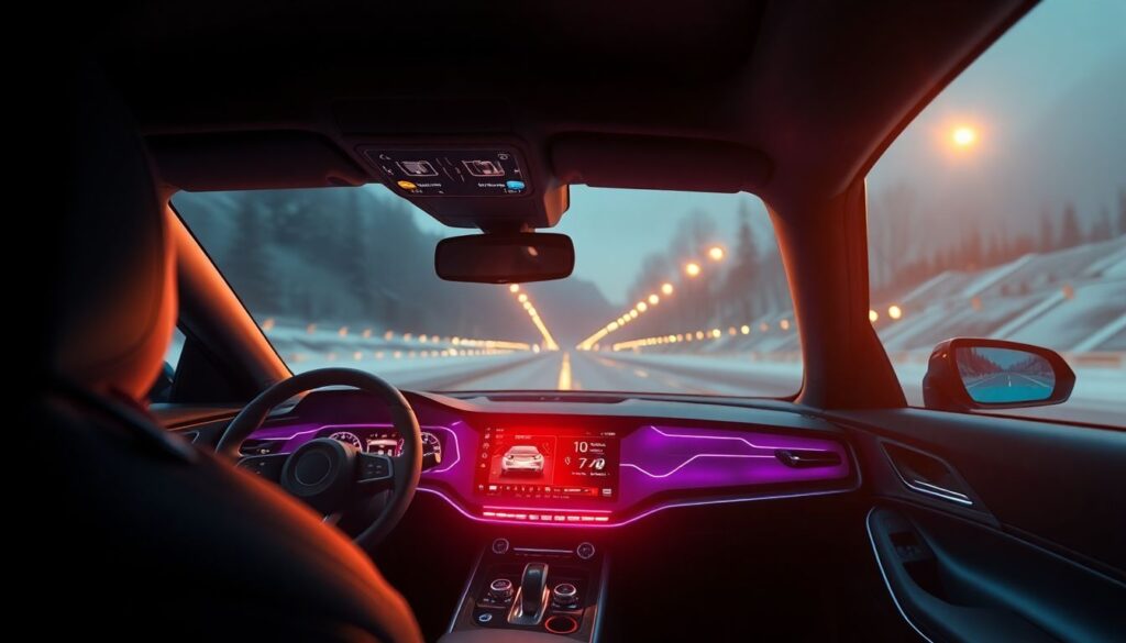 Дизайн и управление шумами в салоне - иллюстрация