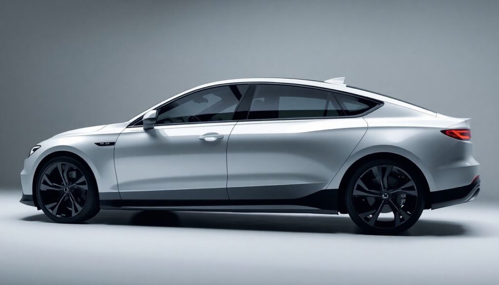 Роскошный минимализм в кузовном дизайне - иллюстрация