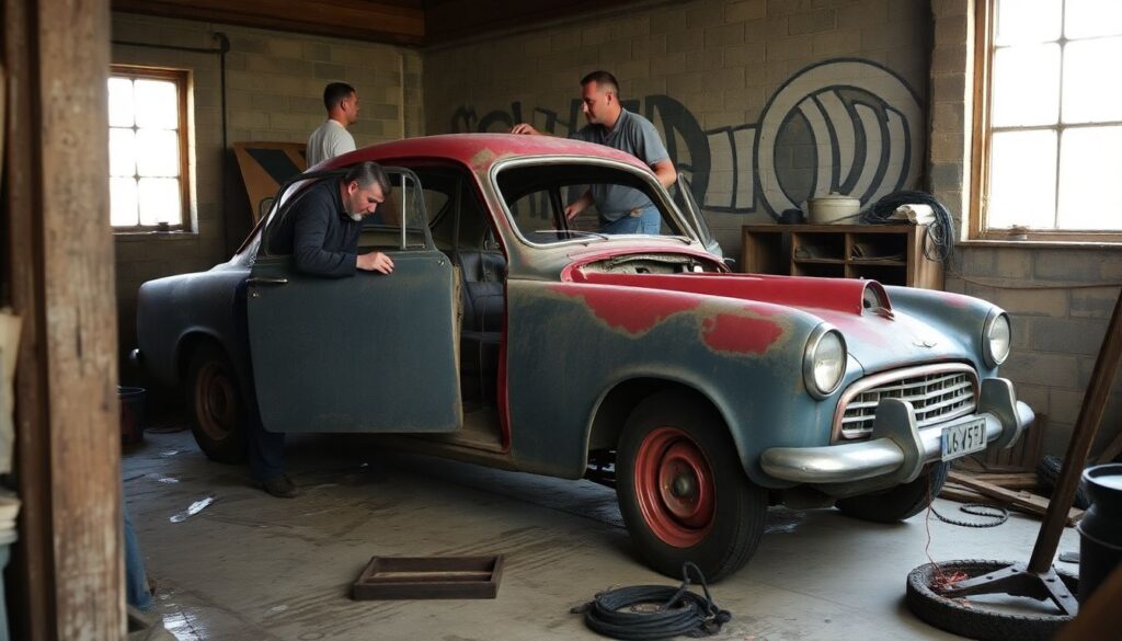 История кузовного ремонта: от кузовщиков до робототехники - иллюстрация