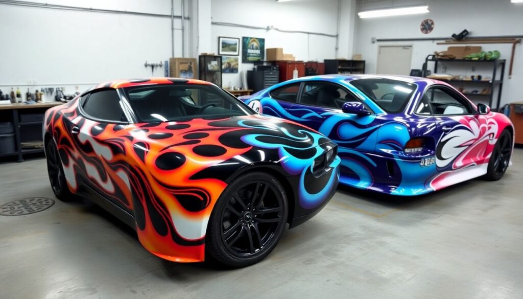 Эстетика цветовых переходов: градиенты на кузове - иллюстрация