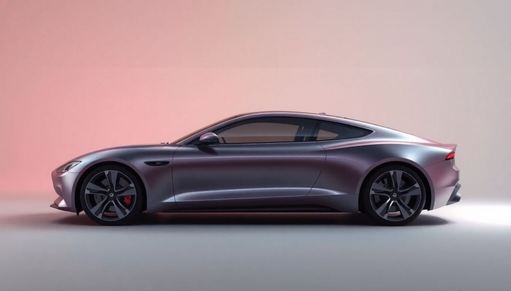 Эстетика цветовых переходов: градиенты на кузове - иллюстрация