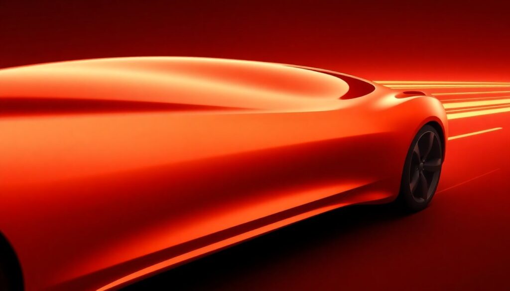 Эстетика цветовых переходов: градиенты на кузове - иллюстрация