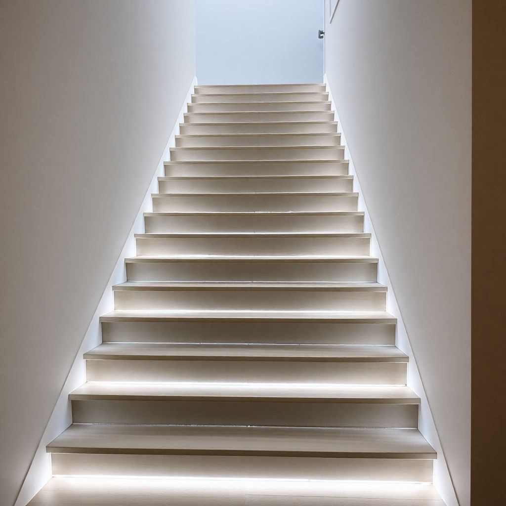 Дизайн-подсветка порогов и ступеней для безопасности и стильного интерьера