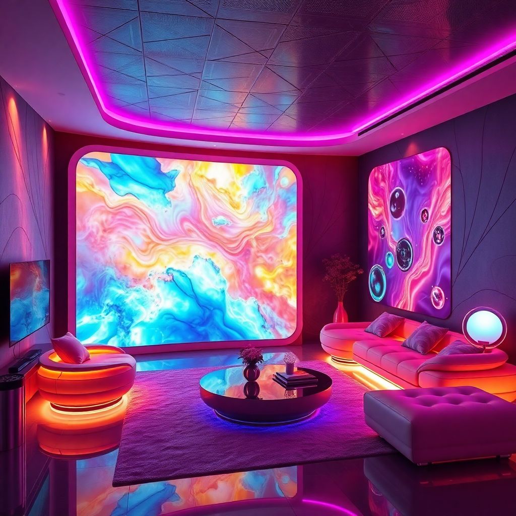 Дизайн интерьеров будущего с сенсорными материалами: тренды и решения