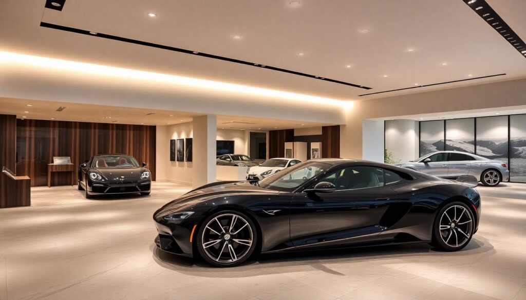 Дизайн и маркетинг автомобилей премиум-класса - иллюстрация