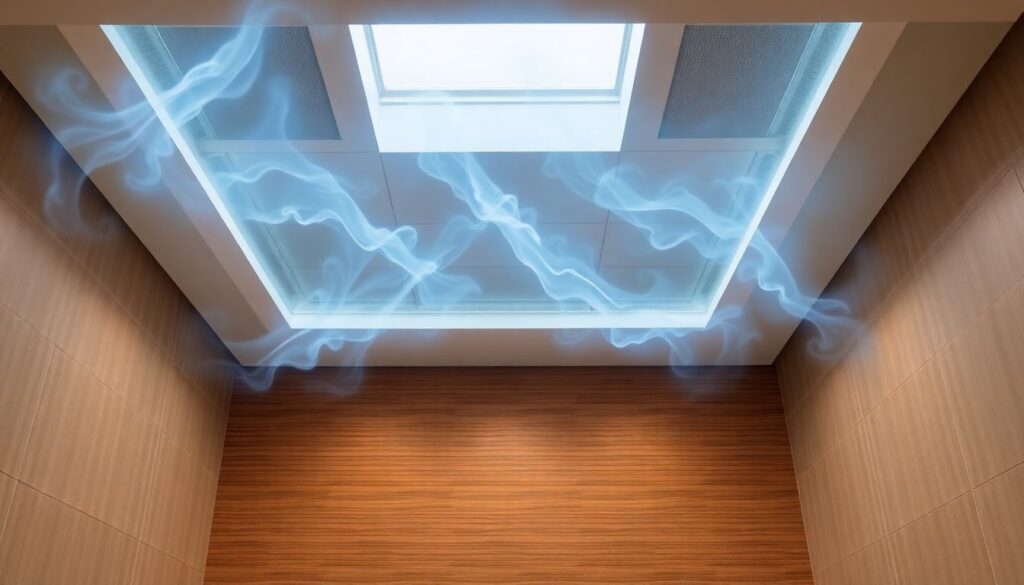 Дизайн элементов вентиляции и горячего воздуха - иллюстрация