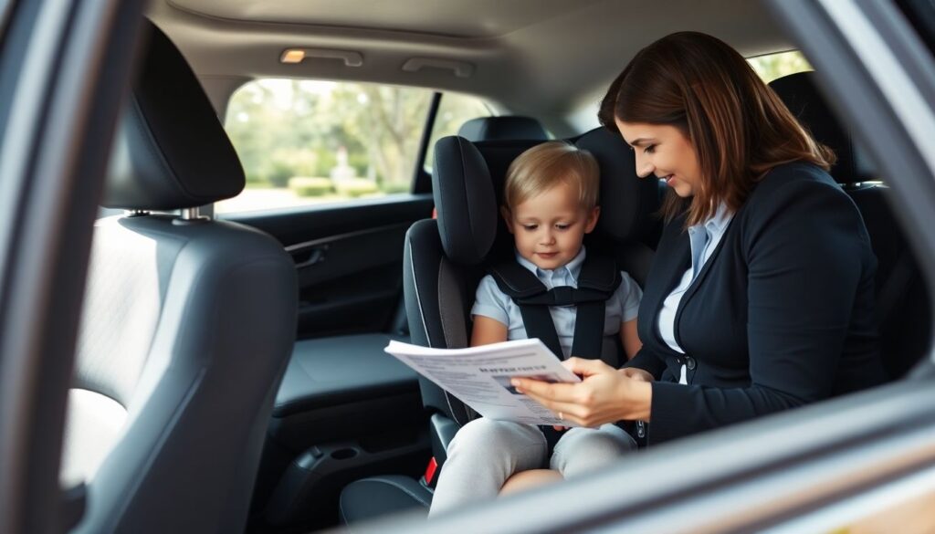 Стиль и безопасность детских кресел в интерьере авто - иллюстрация