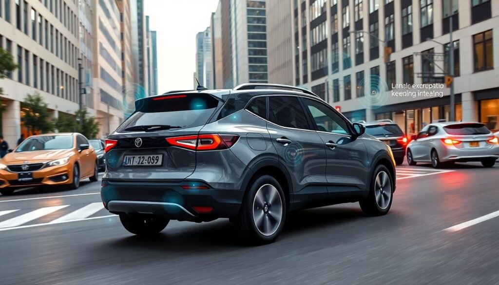 Авто для города: дизайн компактных кроссоверов - иллюстрация