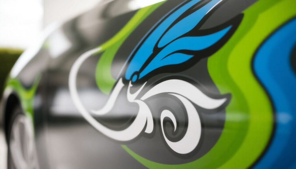 Устойчивая графика на кузове: долговечность винила - иллюстрация