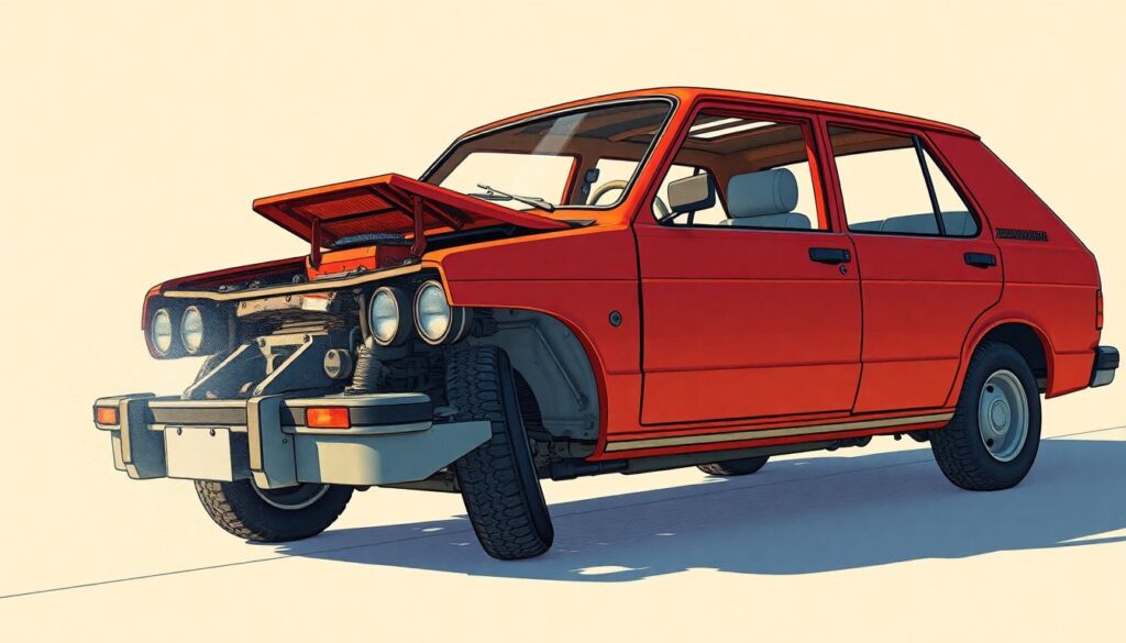 Изменение геометрии кузова из-за правил безопасности - иллюстрация