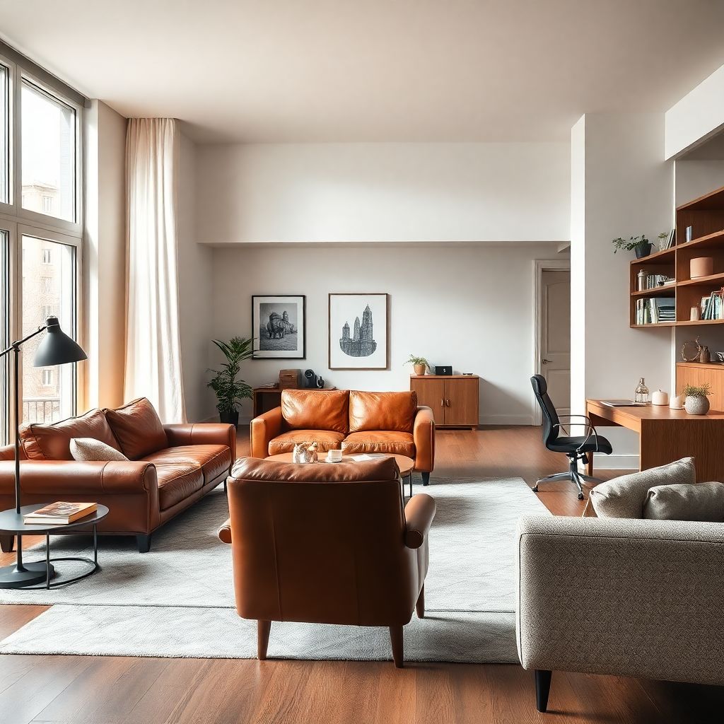 Кожа и синтетика в интерьере: как совместить эстетику и практичность