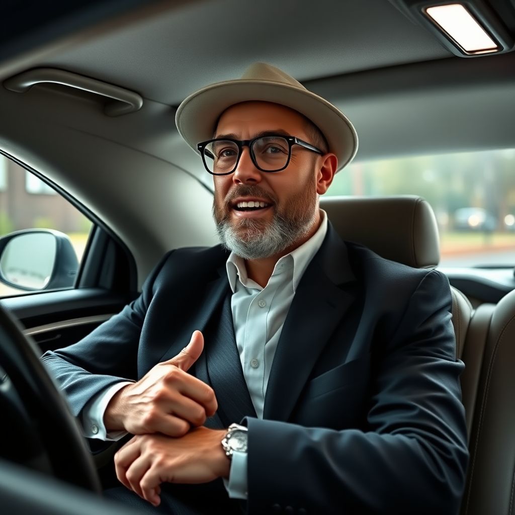 Водитель с машиной премиум для роскошных поездок