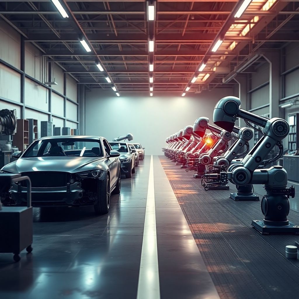 История ремонта кузова: путь от ручной сварки до современных роботов