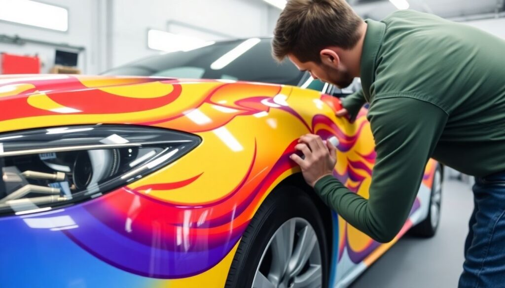 Технологии нанесения декоративных узоров на кузов - иллюстрация