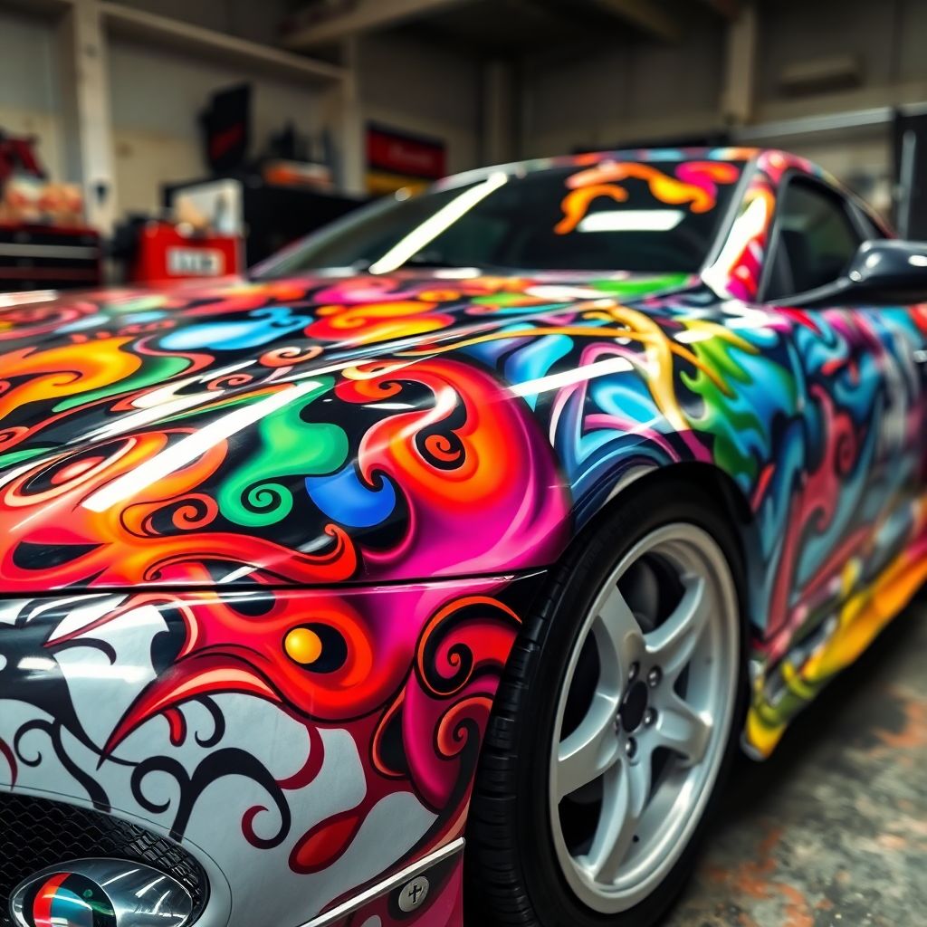 Технологии нанесения декоративных узоров на кузов автомобиля: современные решения