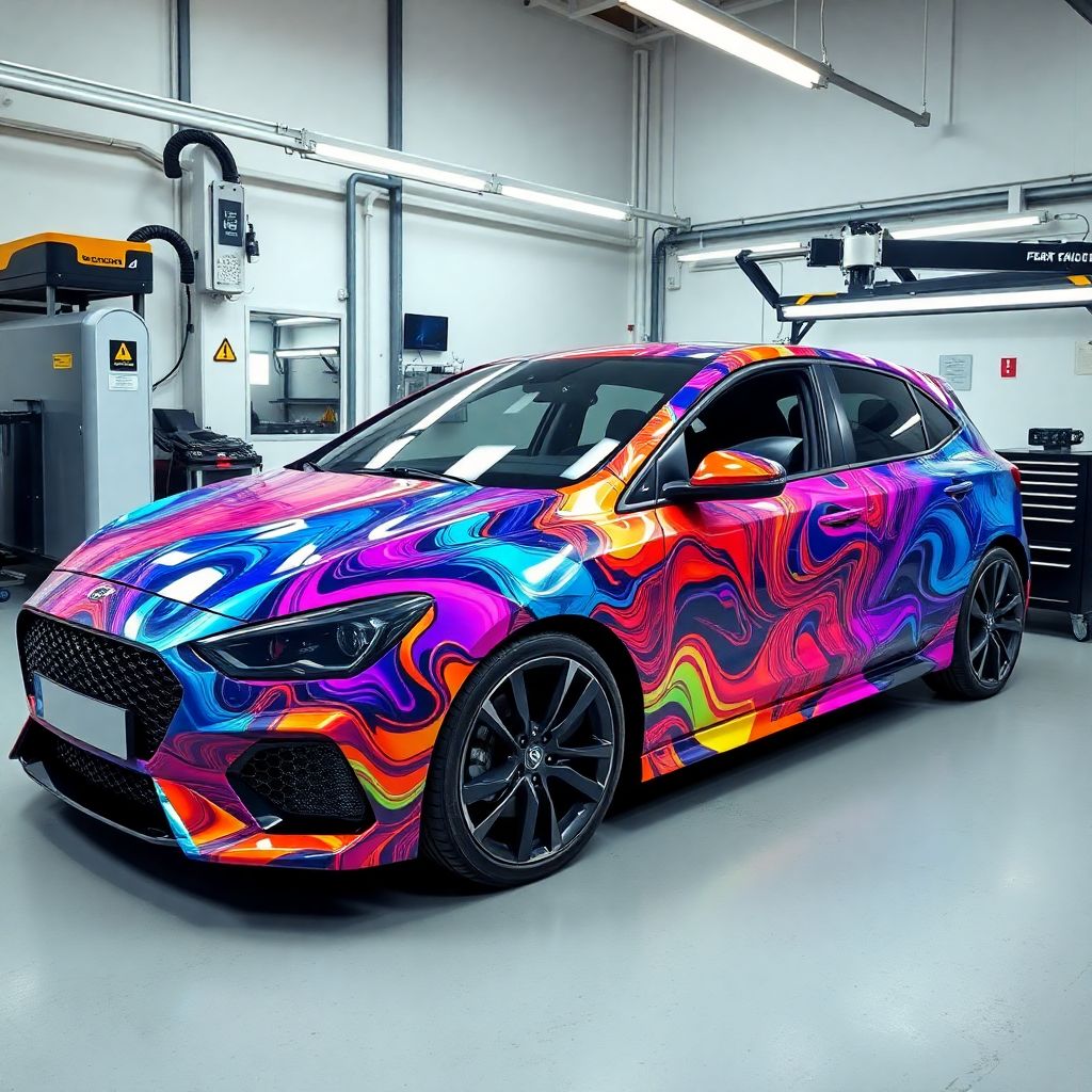 Графический дизайн на кузове автомобиля от винила до 3d-печати